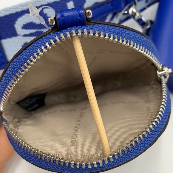 MICHAEL KORS SMALL XBODY SHOULDER BAG W TECH ELECTRIC BLUE MULTI COLOR - Picture 13 of 16